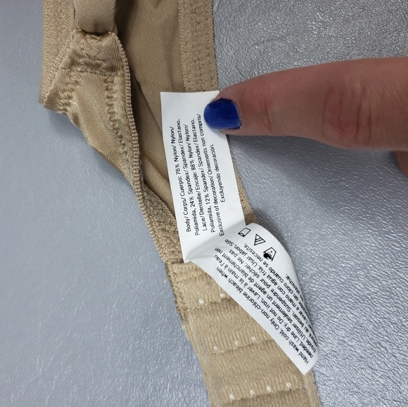 3/$15 sweet nothings by Maidenform tan lace bra size 34B, underwire, - Picture 5 of 7